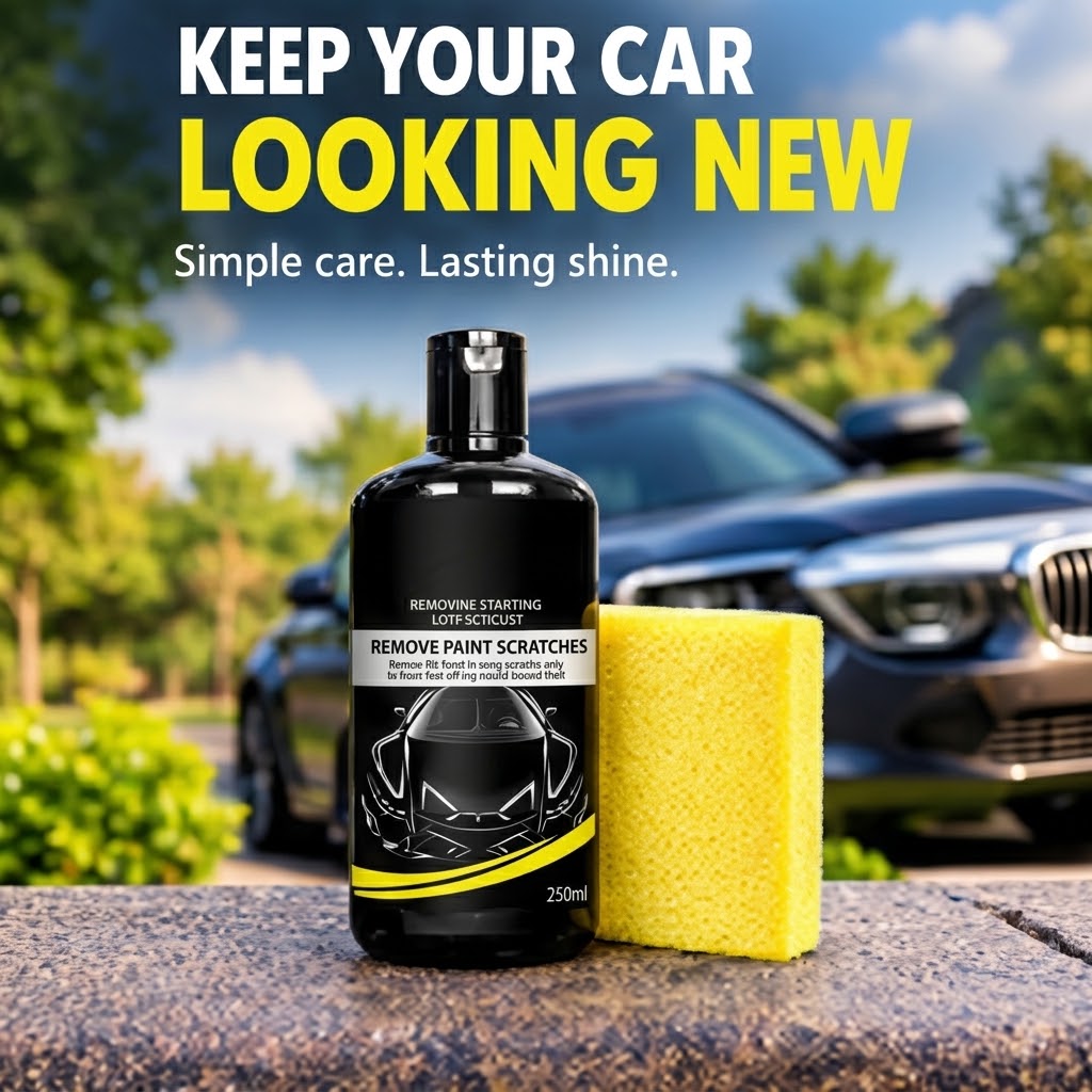 Scratch Repair Wax & Polishing Compound – Paint Surface Scratch Remover & Shine Restorer