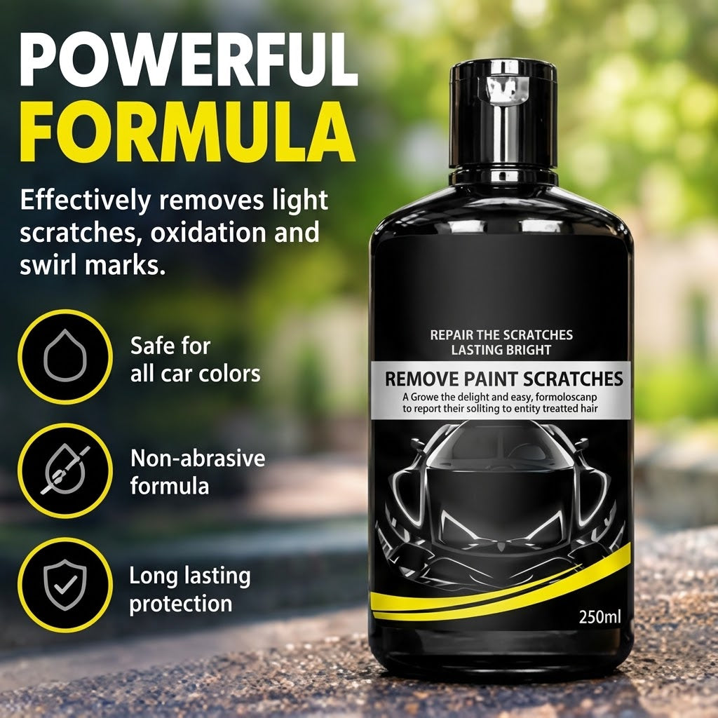 Scratch Repair Wax & Polishing Compound – Paint Surface Scratch Remover & Shine Restorer