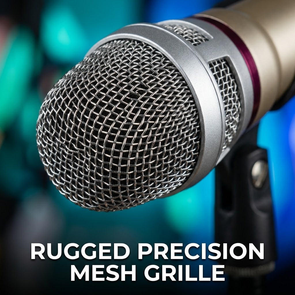 Dynamic Wired Vocal Microphone – Handheld Stage Mic for Karaoke, Home Audio & PA Speakers
