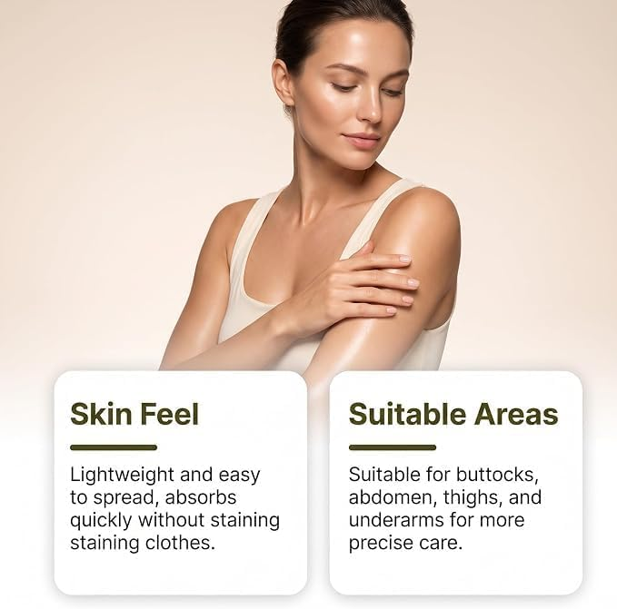 Ginger Body Oil – 240ml Fast-Absorbing Peptide, Avocado & Centella Asiatica Skin Care Oil