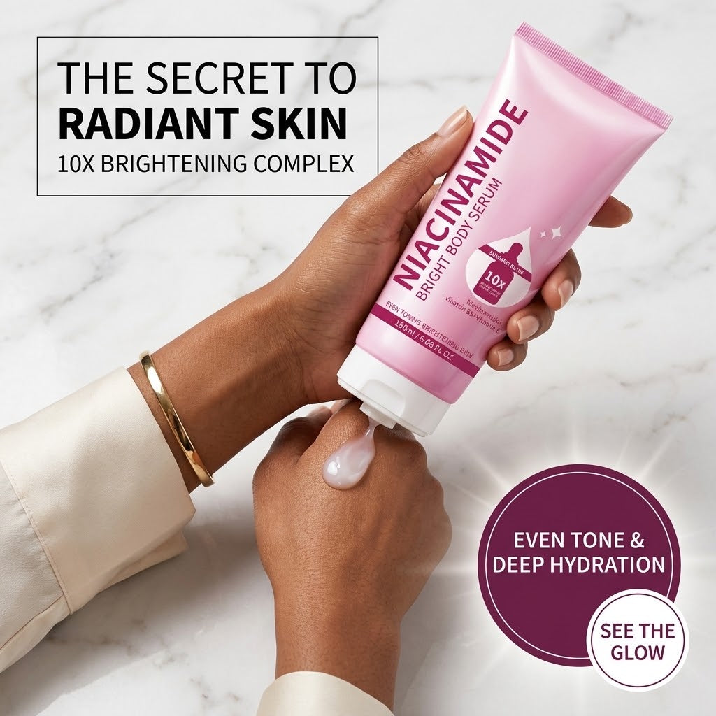 Vitamin C Whitening Body Lotion – Day & Night Moisturizing Care for All Skin Types