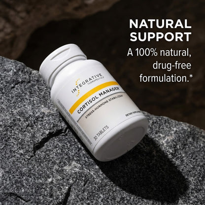 Cortisol Manager Supplement – Ashwagandha, L-Theanine & Vitamins for Stress & Sleep Support