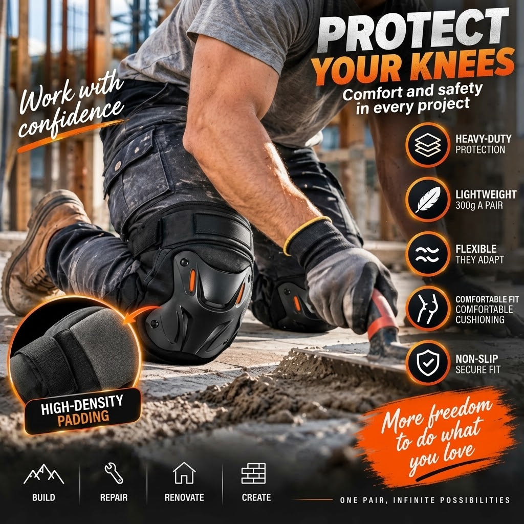 Knee & Elbow Protection Shock-Absorbing for  Motorcycle & Outdoor Sports
