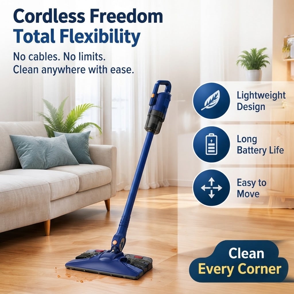 Smart Vacuum Cleaner – High Suction Wet & Dry Self-Cleaning