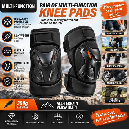 Knee & Elbow Protection Shock-Absorbing for  Motorcycle & Outdoor Sports