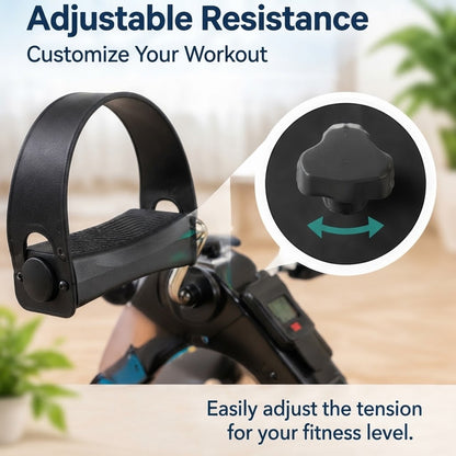 Portable Mini Pedal Exercise Bike – Foldable with LED Display