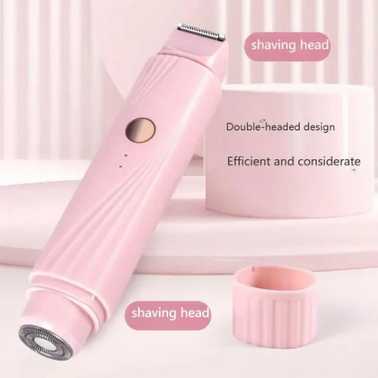 Portable Dual-Head Electric Shaver – Gradient Women’s Razor with ABS Body & Stainless Steel Blades