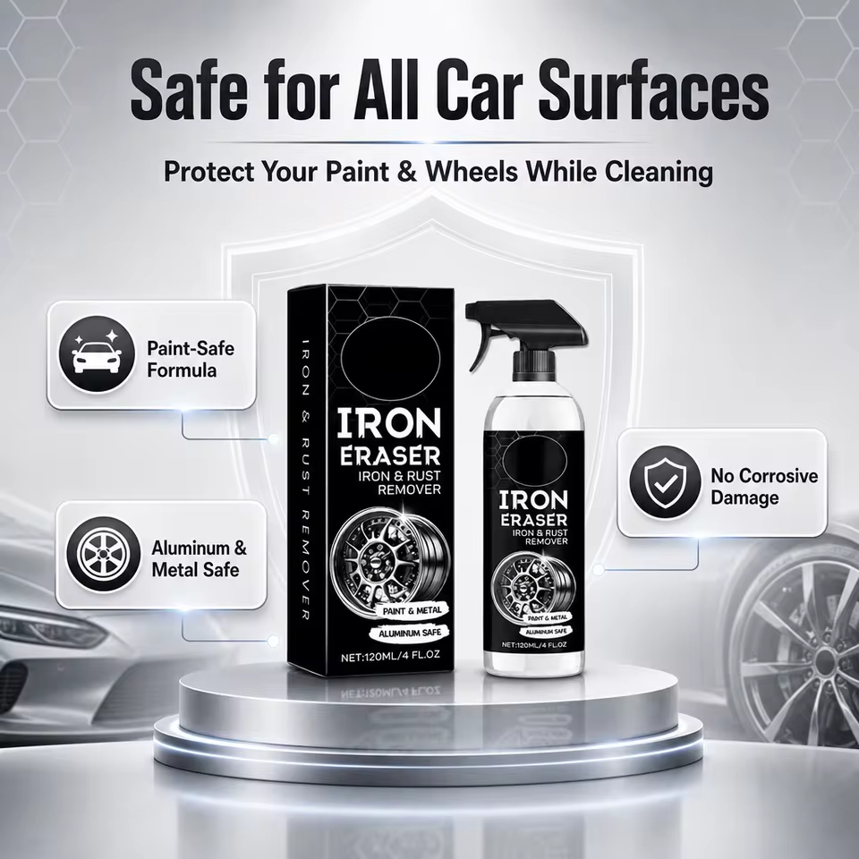 Glossy Surface Renovation Cleaning Agent – Rust, Stain Removal & Polishing Care for Cars