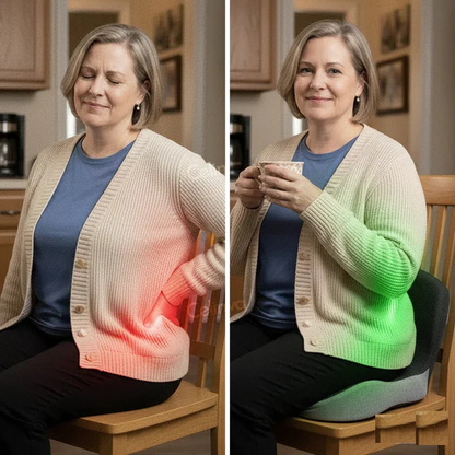 Ergonomic Memory Foam Seat Cushion – Office & Car Comfort