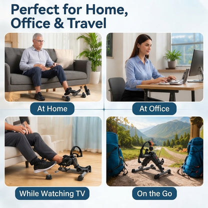 Portable Mini Pedal Exercise Bike – Foldable with LED Display
