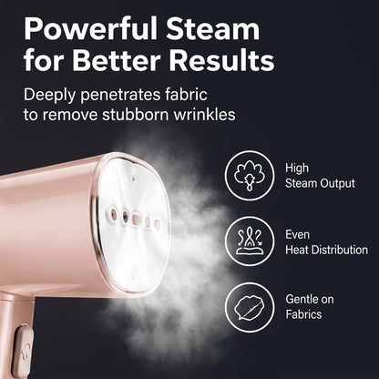 Mini Foldable Steam Iron – Portable Handheld Garment Wrinkle Remover