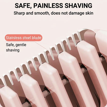 Portable Dual-Head Electric Shaver – Gradient Women’s Razor with ABS Body & Stainless Steel Blades