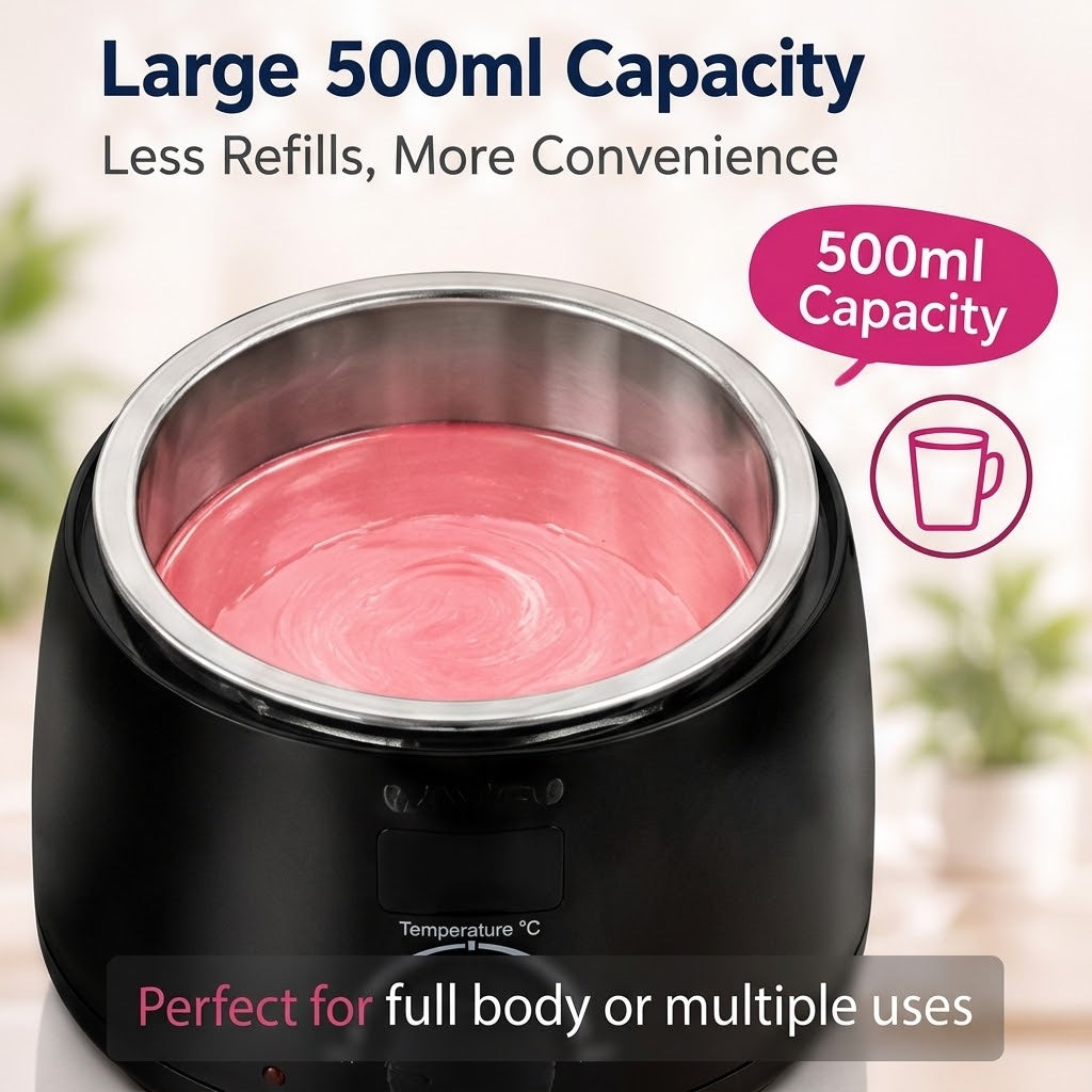 500ml Digital Wax Heater – Adjustable Temperature Wax Warmer