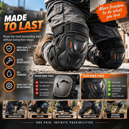 Knee & Elbow Protection Shock-Absorbing for  Motorcycle & Outdoor Sports