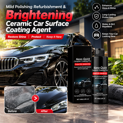 Ceramic Car Surface Coating Agent – Mild Polishing, Refurbishment & Brightening Care