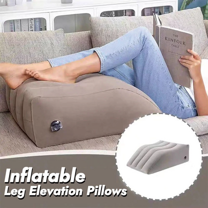 Inflatable Leg Elevation Pillow – Portable Wedge Support Pillow for Sleeping & Relaxation