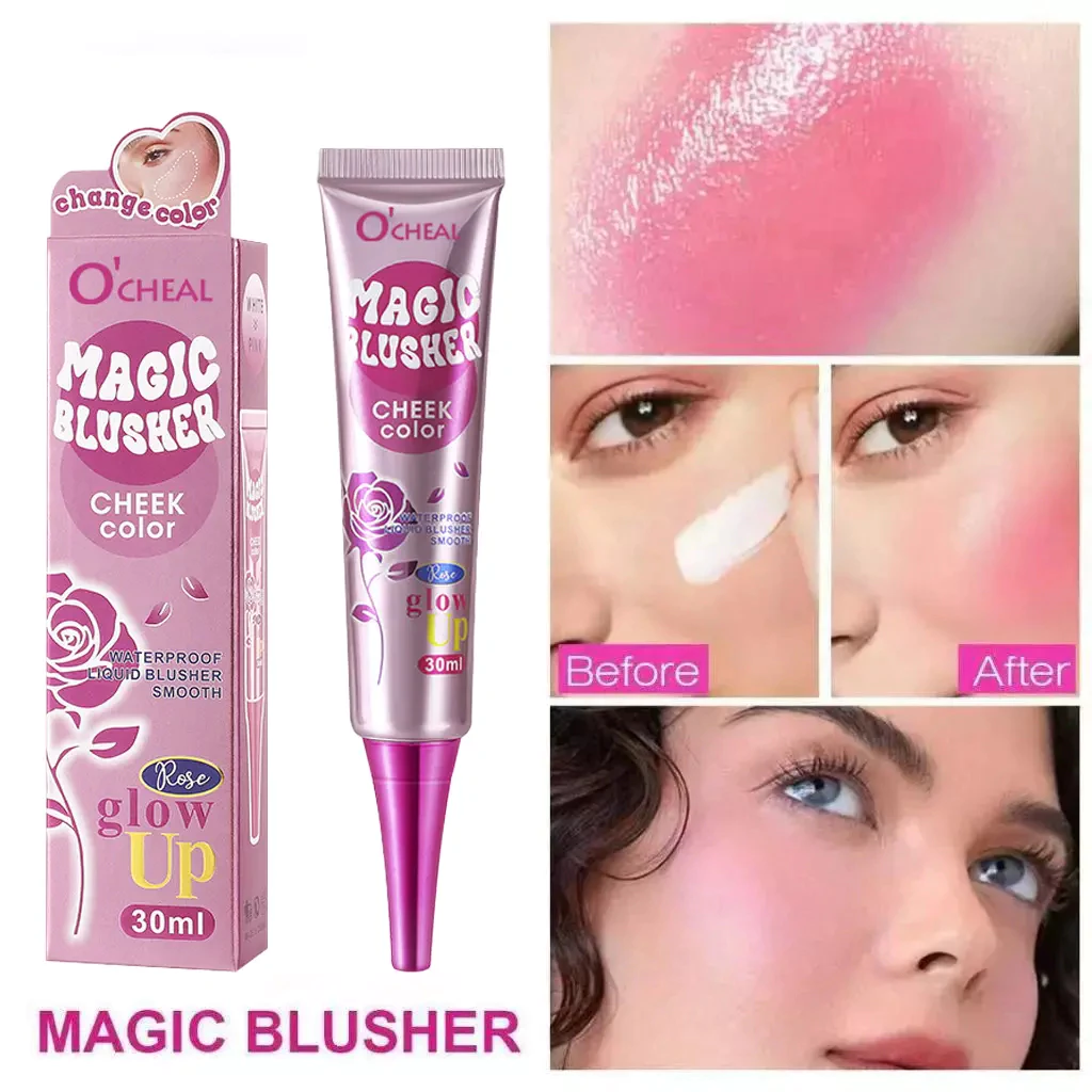 30ml Magic Liquid Blusher – Waterproof Long-Lasting Cheek Color Tint