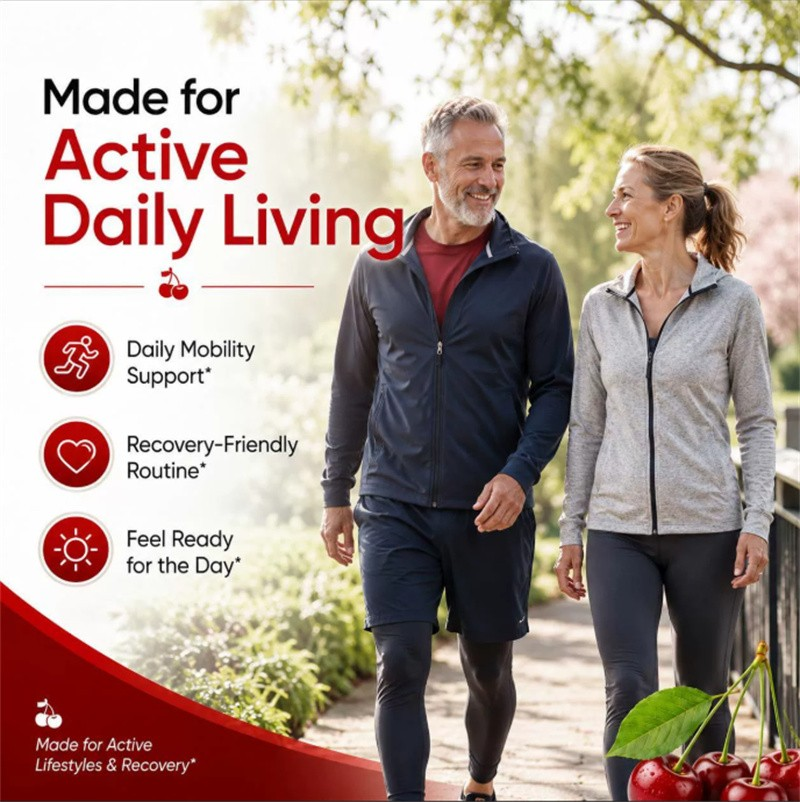 Tart Cherry Extract Capsules – Cold-Pressed Fruit Supplement for Daily Wellness
