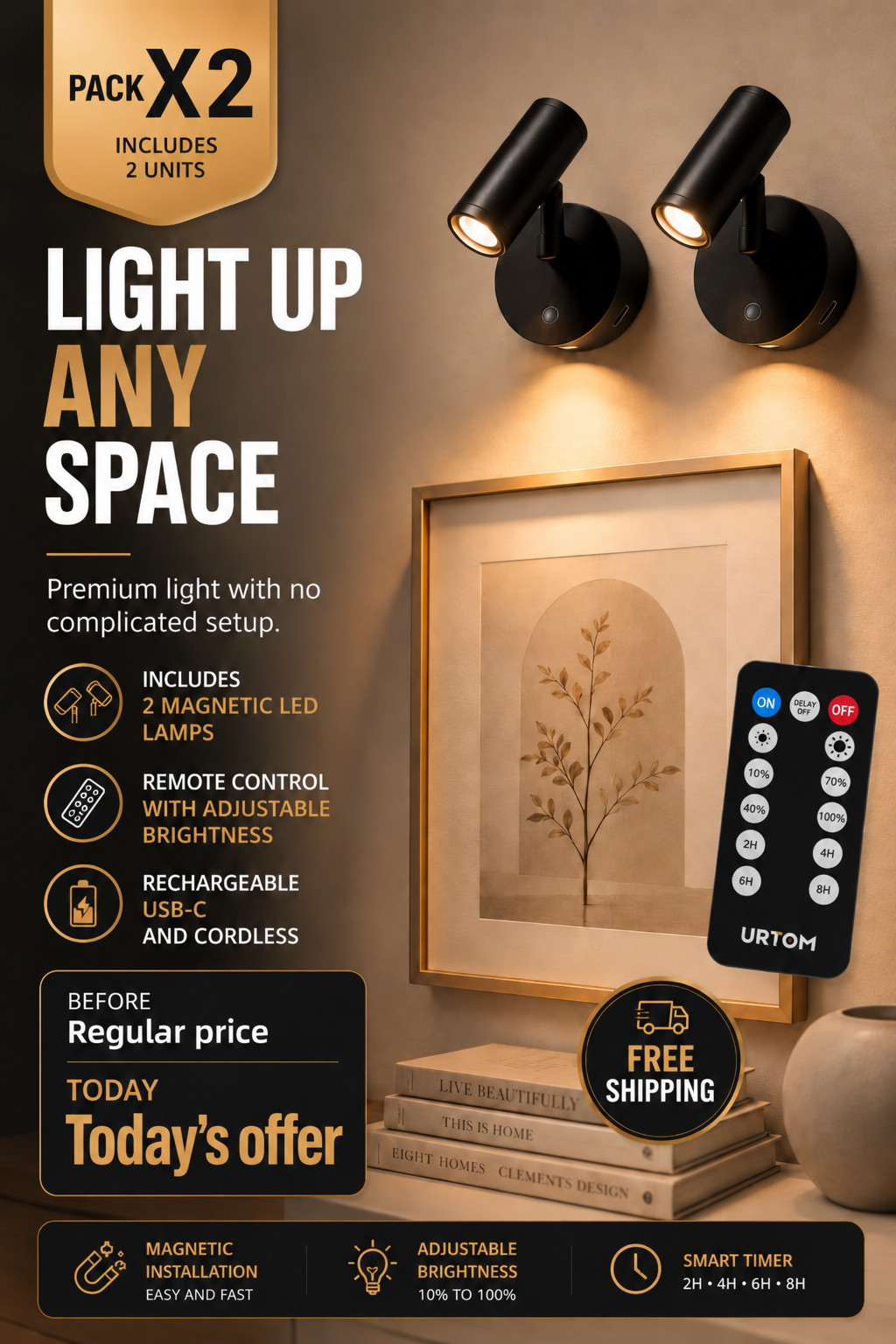 Wireless Decorative Lights X 2
